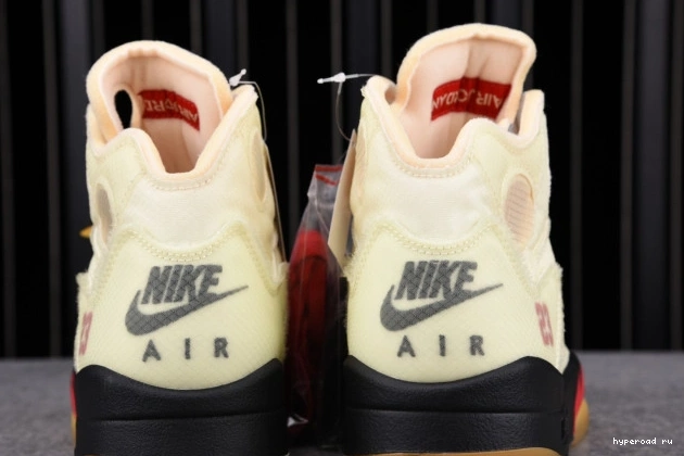 OFF-WHITE DH8565-100 Jordan Sail Retro 5 0807
